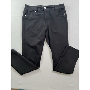 Hawthorne Collection Womens 8 Stretch 5 Pocket Knit Casual Skinny Pants Black